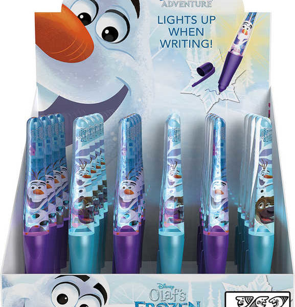JIRI MODELS Tužka svítící 16cm Olaf Ledové Království (Frozen) 2 barvy