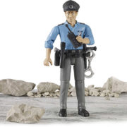 BRUDER 60050 Figurka policista 11cm set s doplňky plast