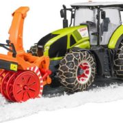 BRUDER 03017 Traktor Claas Axion 950 set se sněžnou frézou a řetězy 1:16 plast
