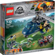 LEGO JURSKÝ SVĚT Pronásledování Bluea helikoptérou 75928 STAVEBNICE