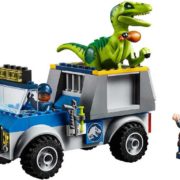 LEGO JUNIORS JURSKÝ SVĚT Vozidlo pro záchranu Raptora 10757 STAVEBNICE