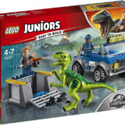 LEGO JUNIORS JURSKÝ SVĚT Vozidlo pro záchranu Raptora 10757 STAVEBNICE