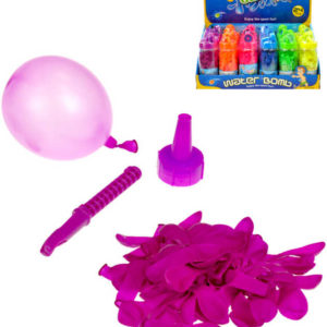 Bomba vodní balonek set 60ks s plničkou 6 barev