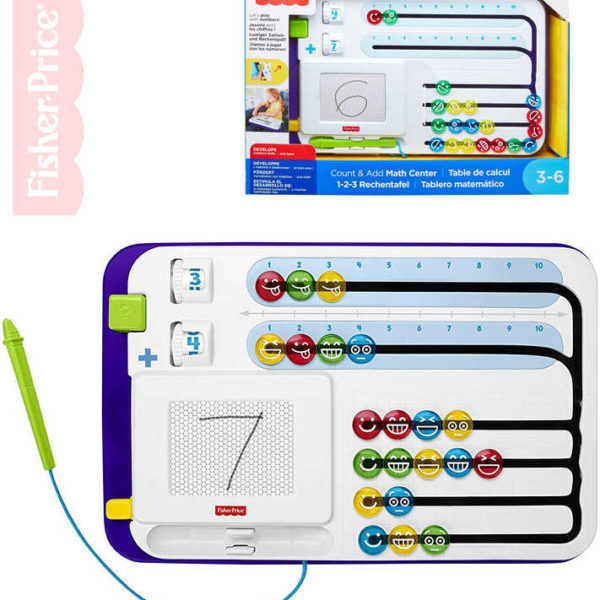 FISHER PRICE Tabulka matematická magnetická naučná s kouzelným perem