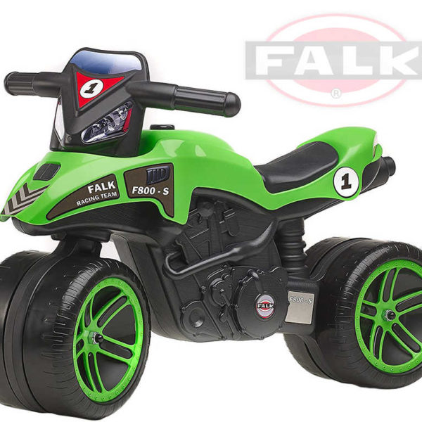 FALK Baby motorka odrážedlo Moto Racing Team dětské odstrkovadlo zelená
