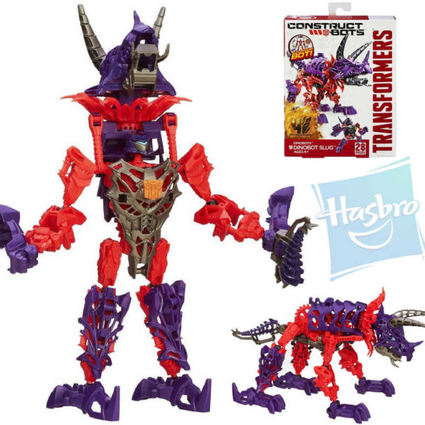 TRANSFORMERS 4 Construct Bots scout pohyblivé prvky dinobot slug