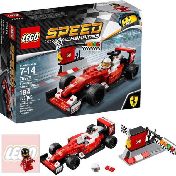 LEGO SPEED CHAMPIONS Scuderia Ferrari SF16-H 75879 STAVEBNICE