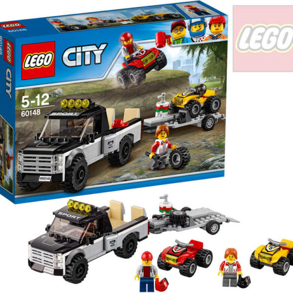 LEGO CITY Závodní tým čtyřkolek 60148 STAVEBNICE