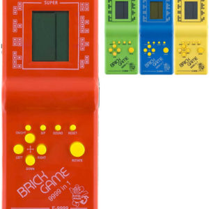 Hra retro postřehová elektronická Kvadrix na baterie Tetris 4 barvy