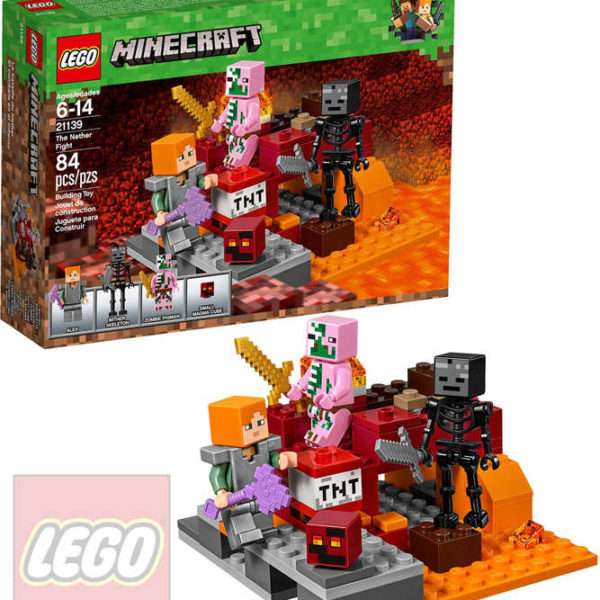 LEGO MINECRAFT Podzemní souboj STAVEBNICE 21139