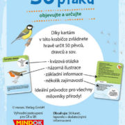 MINDOK HRA kvízová Expedice Příroda: 50 našich ptáků naučná