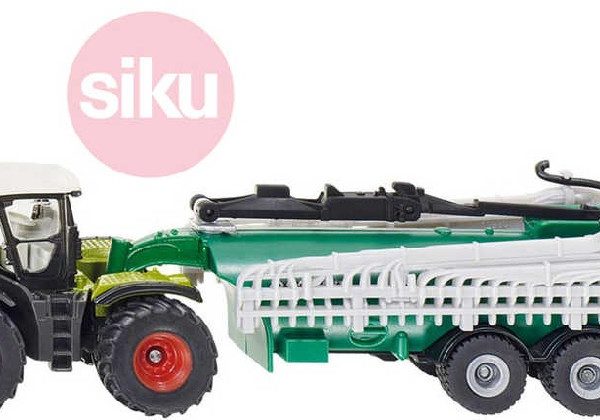 SIKU Farmer traktor Claas Xerion s cisternou model 1:57 kov