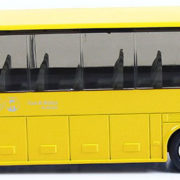 Autobus RegioJet žlutý 18,5cm zpětný nátah kovový v krabici
