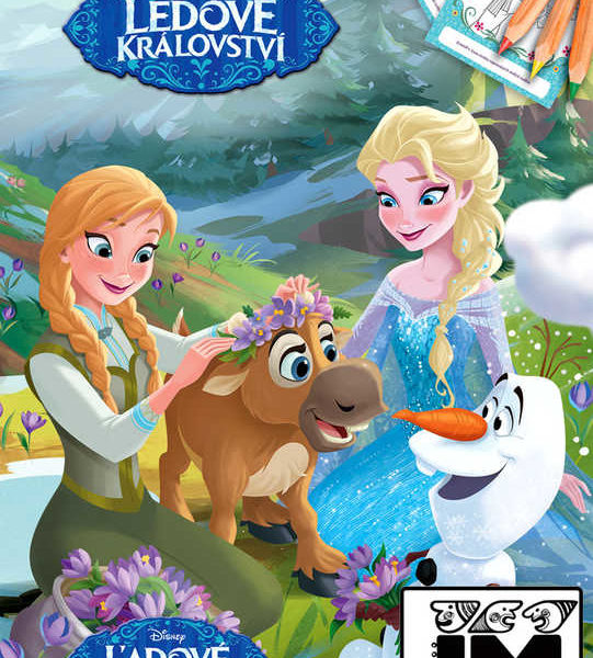 JIRI MODELS Omalovánky A5+ Disney Frozen (Ledové Království)