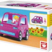 EFKO IGRÁČEK MultiGO Auto Pinky Star set s figurkou plast STAVEBNICE