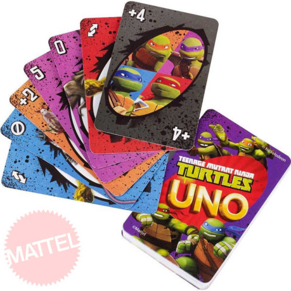 MATTEL Hra Uno karty Želvy Ninja Turtles *SPOLEČENSKÉ HRY*