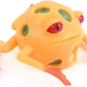 Žába míček antistresový 5,5cm měkký mačkací s kuličkami 2 barvy