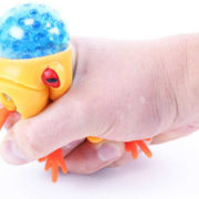 Žába míček antistresový 5,5cm měkký mačkací s kuličkami 2 barvy