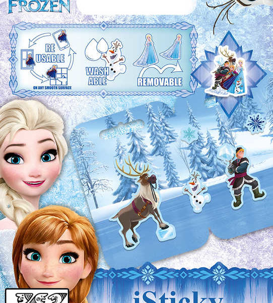 JIRI MODELS iSticky Frozen (Ledové Království) samolepky znovu použitelné