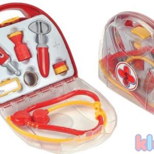 KLEIN Doktorský kufřík průhledný se se stetoskopem a doplňky PLAST