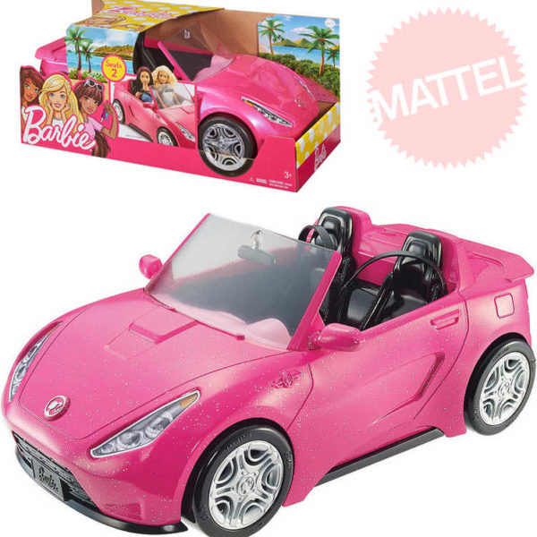 MATTEL BRB Auto růžový kabriolet pro panenku Barbie plastový