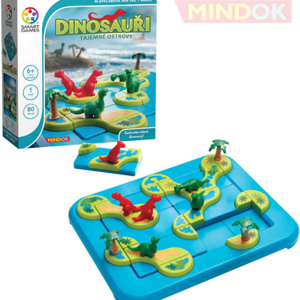 MINDOK HRA Dinosauři - Tajemné ostrovy Smart games hlavolam