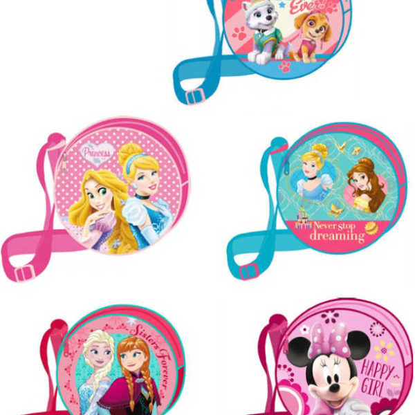 Taška dětská kulatá kabelka 17cm Disney motivy 5 druhů