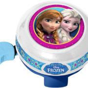 Doplňky plastové na dětské kolo Frozen set košík, láhev na nápoj, zvonek