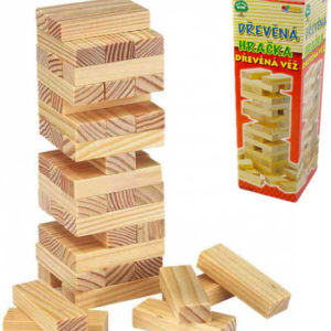 DŘEVO Hra věž velká JENGA * DŘEVĚNÉ HRAČKY *