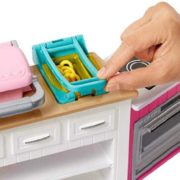 MATTEL BRB Kuchyně snů set panenka Barbie s modelínou a doplňky Světlo Zvuk