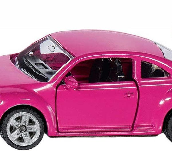 SIKU Auto Volkswagen Beetle růžový set s nálepkami model kov 1488