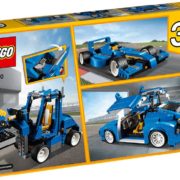 LEGO CREATOR Turbo závodní auto modré 3v1 31070 STAVEBNICE
