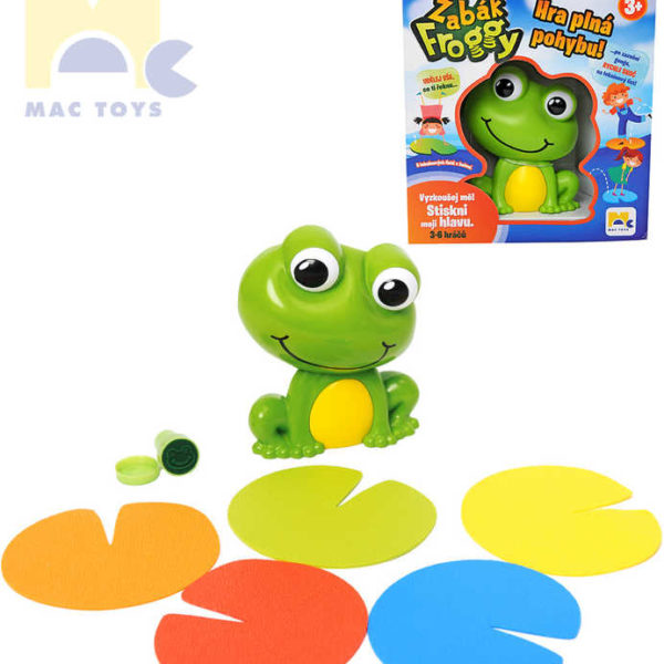 MAC TOYS Hra pohybová Žabák Froggy na baterie *SPOLEČENSKÉ HRY*