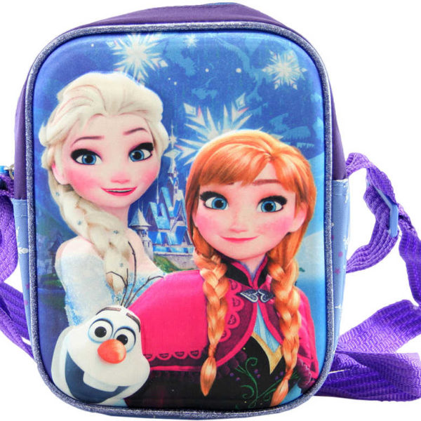 Taštička dětská přes rameno 3D efekt Frozen (Ledové Království) holčičí
