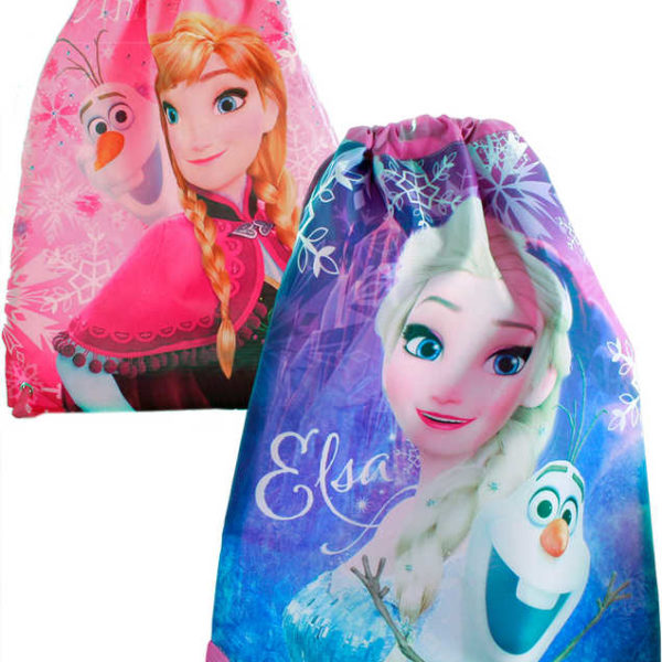 Sáček dětský batoh Frozen (Ledové Království) pytlík 2 druhy pro holky