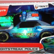DICKIE Policejní auto Lightstreak 20cm mění barvy na baterie Světlo Zvuk