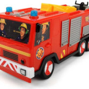 DICKIE RC Auto hasičské Jupiter Požárník Sam na vysílačku 27MHz na baterie Světlo
