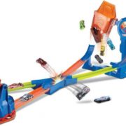 MATTEL HOT WHEELS Zrádné váhy herní set dráha se 3 autíčky v krabici