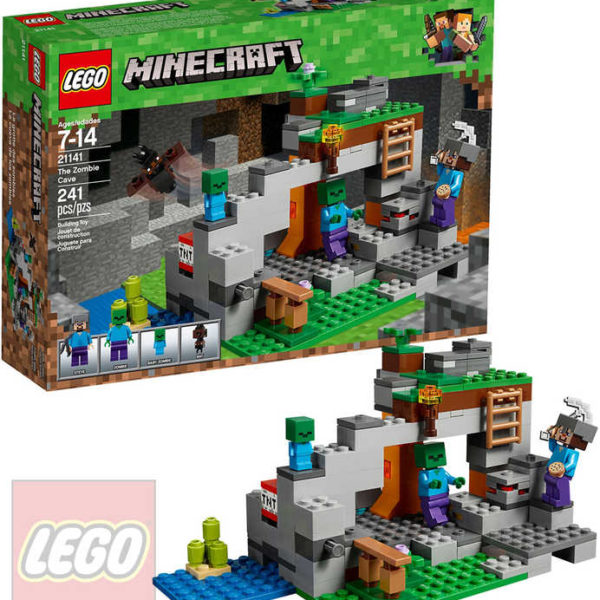 LEGO MINECRAFT Jeskyně se zombie STAVEBNICE 21141