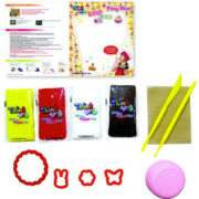 Think Doh Dortíčky zapékací kreativní set silikonová modelína 4x20g s vykrajovátky a doplňky