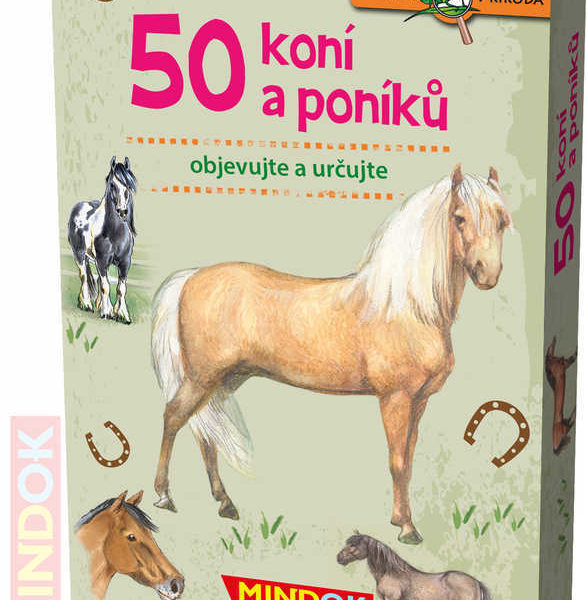 MINDOK HRA kvízová Expedice Příroda: 50 koní a poníků naučná