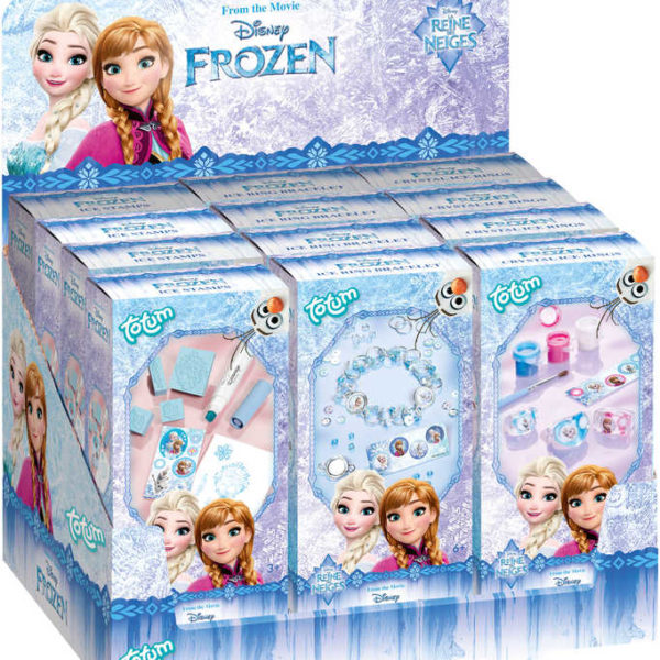 Sada kreativní Frozen (Ledové Království) náramky / prstýnky / razítka 3 druhy