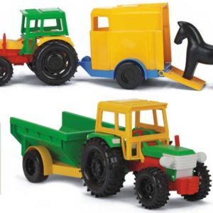 WADER Traktor s vlečkou plastový 2 druhy 35001