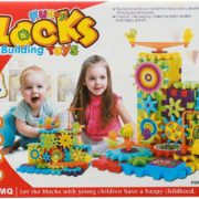 Stavebnice Funny Blocks ozubená kolečka na baterie set 81 dílků v krabici