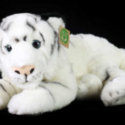 PLYŠ Tygr bílý ležící 40cm exkluzivní kolekce *PLYŠOVÉ HRAČKY*