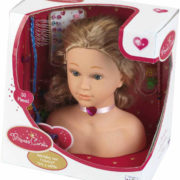 KLEIN Princess Coralie hlava česací kadeřnický set s doplňky v krabici