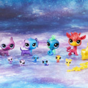 HASBRO LPS Littlest Pet Shop zvířátka kosmická set 11ks s doplňky plast
