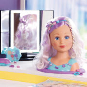 ZAPF CREATION Baby Born pohádková česací hlava set s make-upem a doplňky ZAPF CREATION Baby Born pohádková česací hlava set s make-upem a doplňky