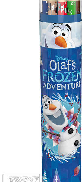 JIRI MODELS Pastelky set 12ks v tubě Olaf Frozen (Ledové Království)