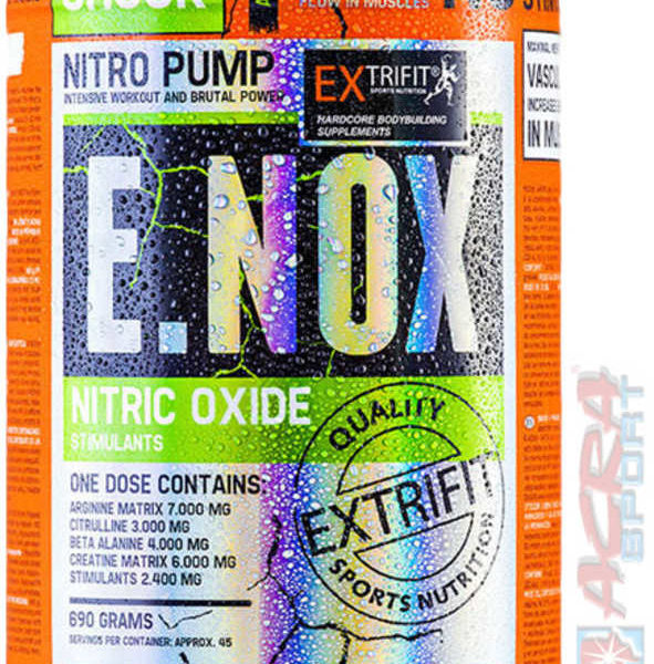 ACRA Extrifit E.nox Shock 690 g jablko fitness stimulant